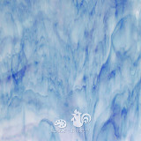 Sklo 30 x 30 cm opál Yang - modrá melírovaná