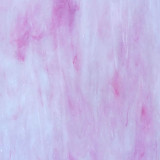 Sklo 15 x 15 cm poloopál Yang - růžová melír