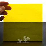 Sklo Spektrum 13 x 15 cm průhledná žlutá, malý formát doprodej