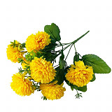Chryzantéma 7 květů 30 cm - žlutá